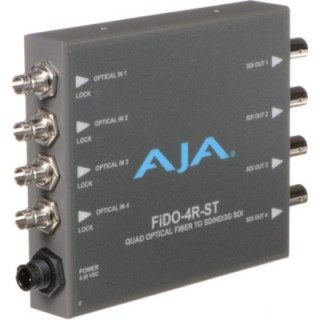AJA FiDO-4R-ST-R0 - 4-channel Optical Fiber to 3G-SDI