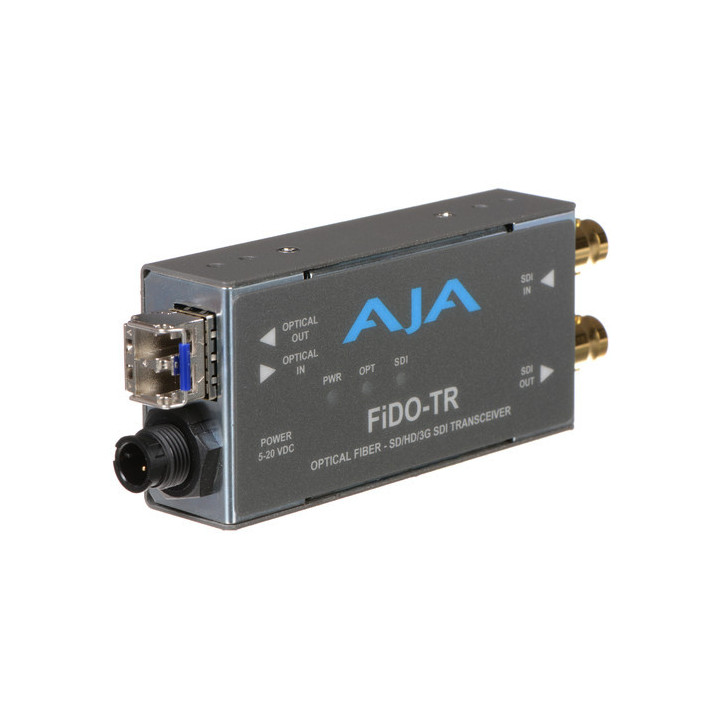 AJA FiDO-TR-R0 - SD/HD/3G SDI / Optical Fiber Transceiver