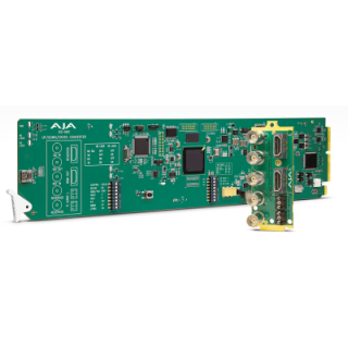 AJA OG-UDC - 3G-SDI up, down, cross-conversion, 2-Ch unbalanced audio output, DashBoard Support