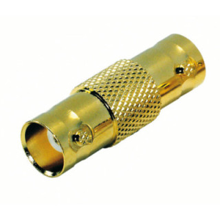 Contrik BNCF-BNCF - Adapter BNC female-BNC female, Gold-Plated