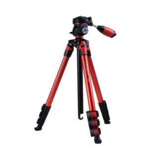 FotoPro S3 - Aluminum Standard Tripod (red)