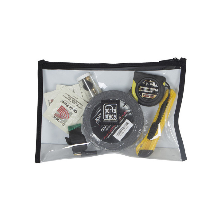 Portabrace POUCH-CLEAR1015 - Clear Equipment Pouch - 8 Inches x 11 Inches