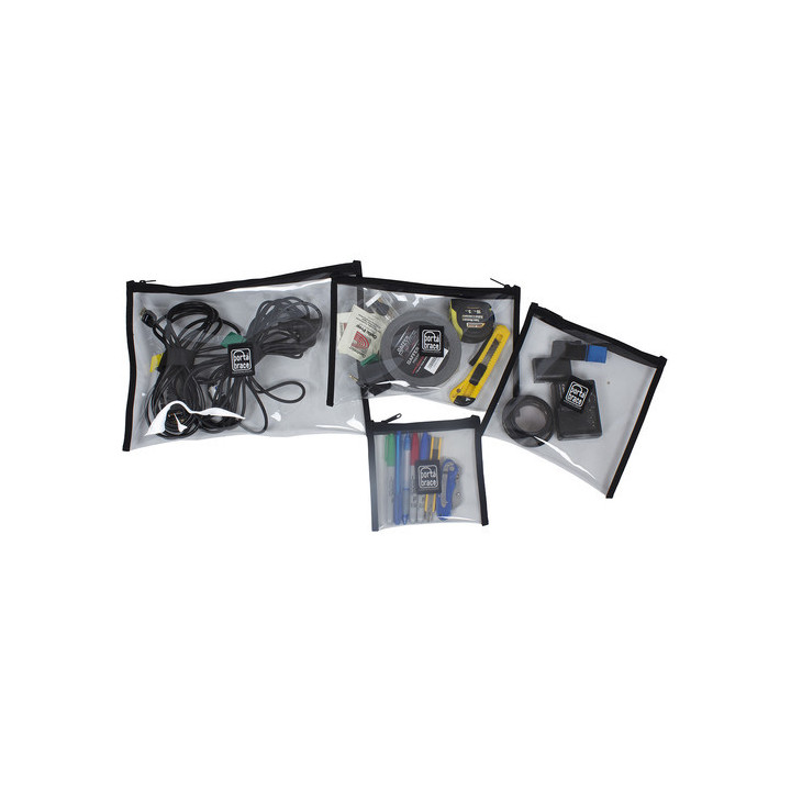 Portabrace POUCH-CLEARSETALL - Clear Equipment Pouch, Set of All Sizes