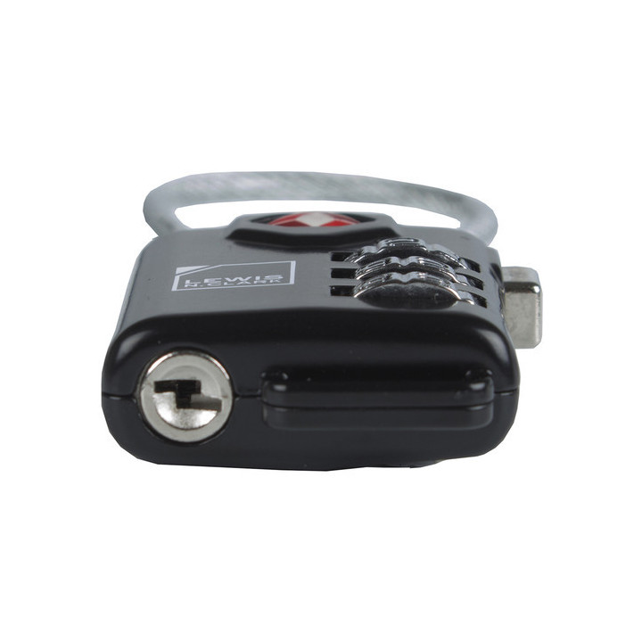 Portabrace TSA-LOCKSET - 2 Safe Skies cable locks and CS-B9 accessory pouch