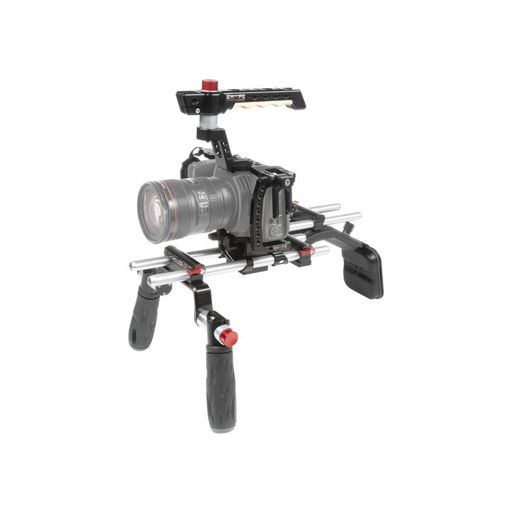 Shape BM4KSMOF - Blackmagic Pocket Cinema 4K Offset Shoulder Mount Camera Rig