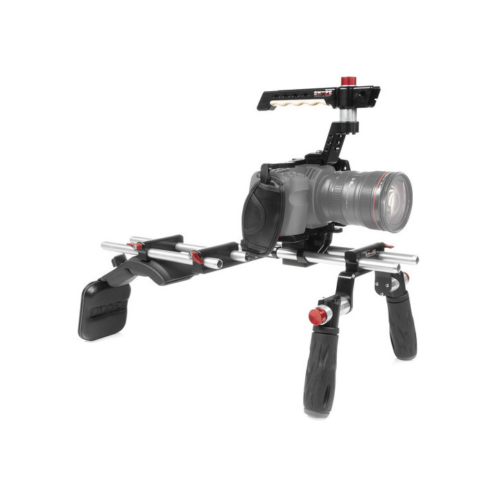 Shape BM4KSMOF - Blackmagic Pocket Cinema 4K Offset Shoulder Mount Camera Rig
