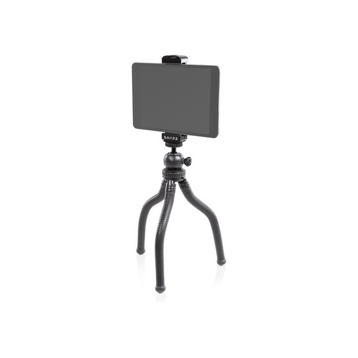 Shape TTFGH - Tablet Aluminum Mount and Tripod Flexible Grip with Ball Head