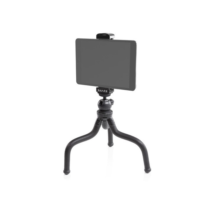 Shape TTFGH - Tablet Aluminum Mount and Tripod Flexible Grip with Ball Head