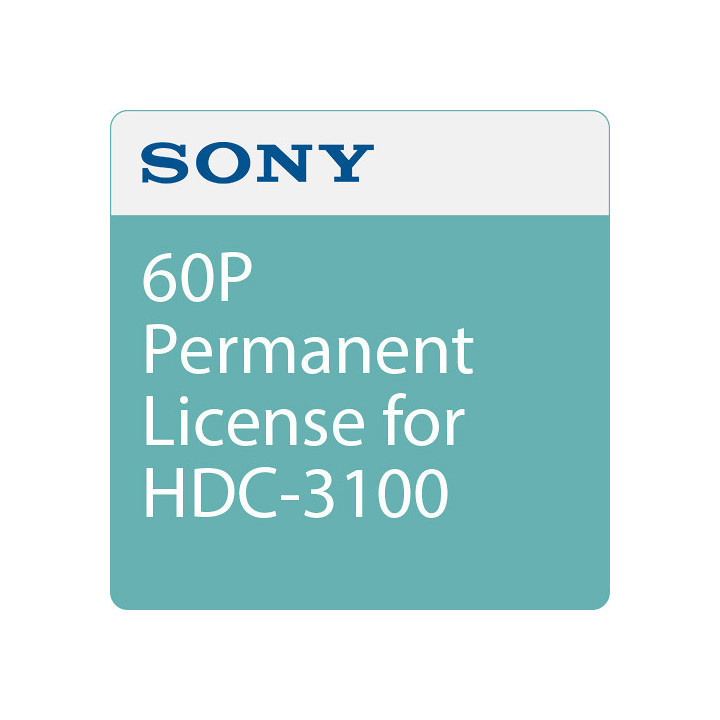Sony HZC-PRV50 - Permanent License - 1080/50p for HDC-3500/3100, HDC-P50