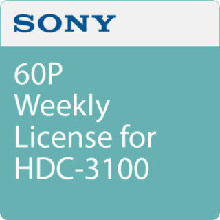 Sony HZC-PRV50W - 7 days License - 1080/50p for HDC-3500/3100, HDC-P50