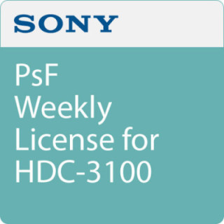 Sony HZC-PSF50W - 7 days License - 1080/25p & 24p for HDC3500/3100/3170, HDC-P50