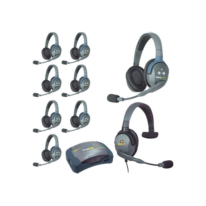 Eartec HUB9DMXS - UltraLITE and HUB 9 person system