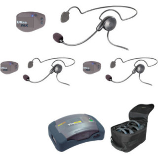 Eartec UPCYB3 - 1 HUB, 3 UltraPAK & 3 Cyber Headsets
