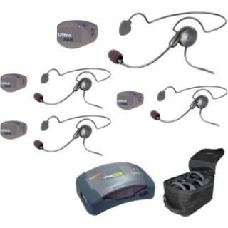 Eartec UPCYB4 - 1 HUB, 4 UltraPAK & 4 Cyber Headsets