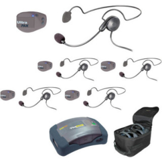 Eartec UPCYB5 - 1 HUB, 5 UltraPAK & 5 Cyber Headsets