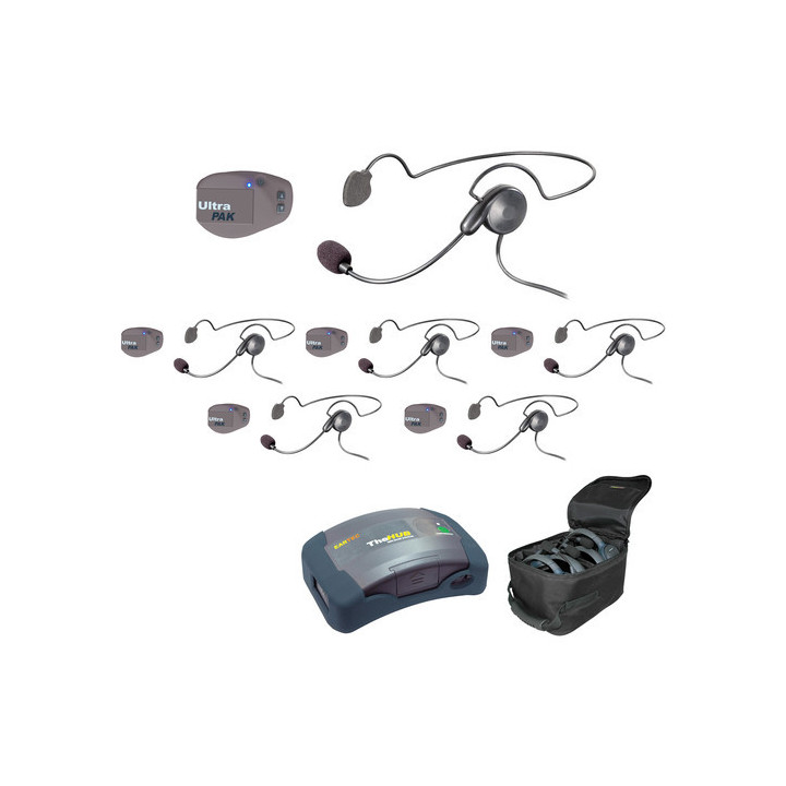 Eartec UPCYB6 - 1 HUB, 6 UltraPAK & 6 Cyber Headsets