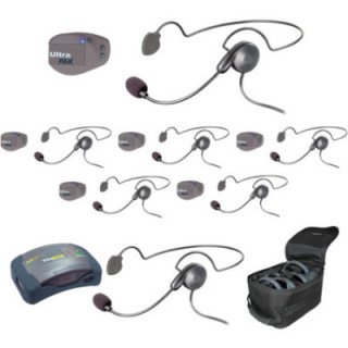 Eartec UPCYB7 - 1 HUB, 7 UltraPAK & 7 Cyber Headsets