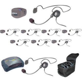 Eartec UPCYB9 - 1 HUB, 8 UltraPAK & 9 Cyber Headsets