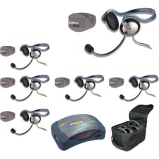 Eartec UPMON6 - 1 HUB, 6 UltraPAK & 6 Monarch Headsets