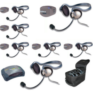Eartec UPMON7 - 1 HUB, 7 UltraPAK & 7 Monarch Headsets