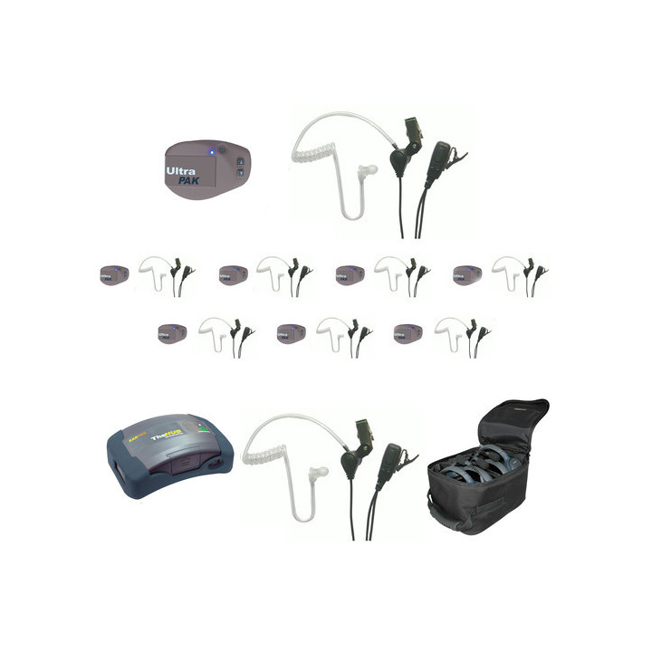 Eartec UPSST9 - 1 HUB, 8 UltraPAK & 9 SST Headsets