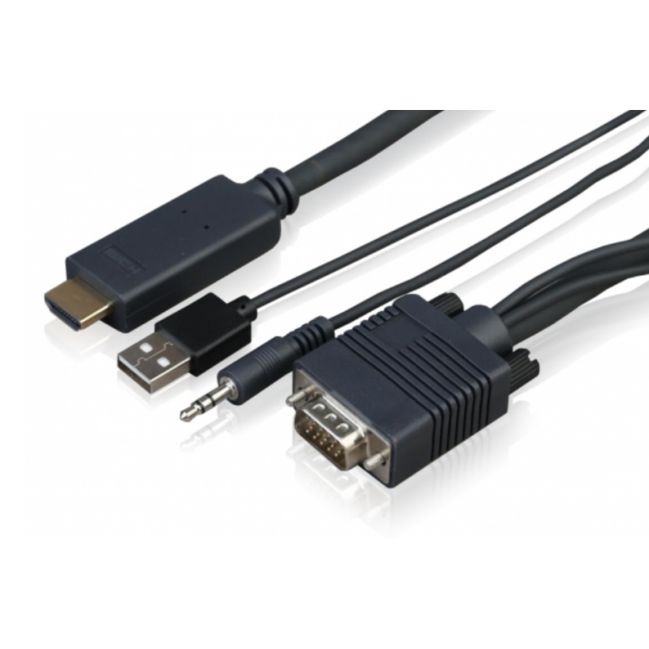 Sony CAB-VGAHDMI1 - VGA plus audio to HDMI cable (1m)