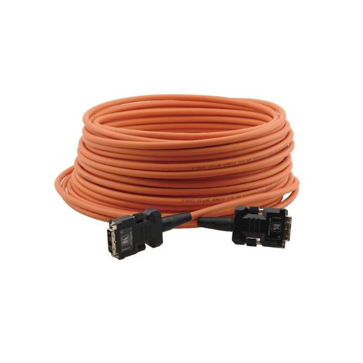 Kramer C-FODM/FODM-50 - DVI-D (M) to DVI-D (M) Fiber/Copper Hybrid Cable
