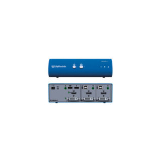 Kramer DK22PD-3(CPN10291) - HSL Secure DH KVM Switch 2-Port DVI-I and DP, PP 3.0