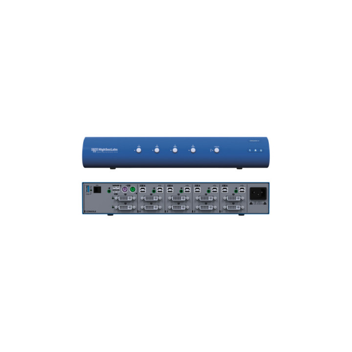 Kramer DK42DU-3(CPN10301) - HSL Secure DH KVM Switch 4-Port DVI-I video, w/fUSB, PP 3.0