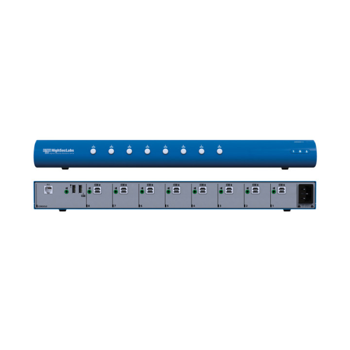 Kramer SM80N-3(CPN10317) - HSL Secure SH KM Switch 8-port, PP 3.0