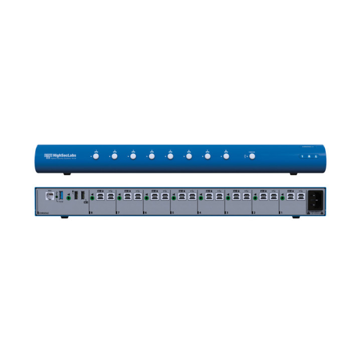 Kramer SM80NU-3(CPN10318) - HSL Secure SH KM Switch 8-port w/fUSB, PP 3.0