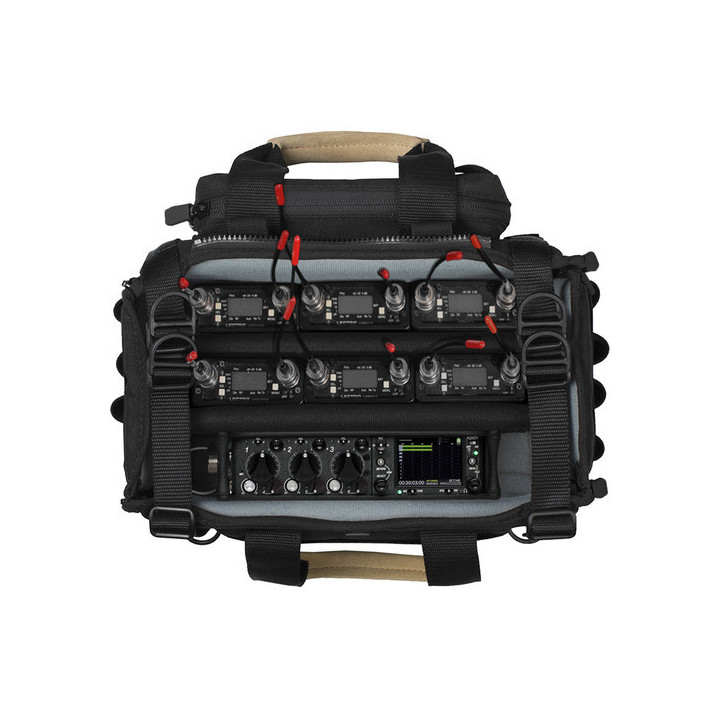 Portabrace AO-633S - Audio Organizer Bag for Sound Devices 633, Black