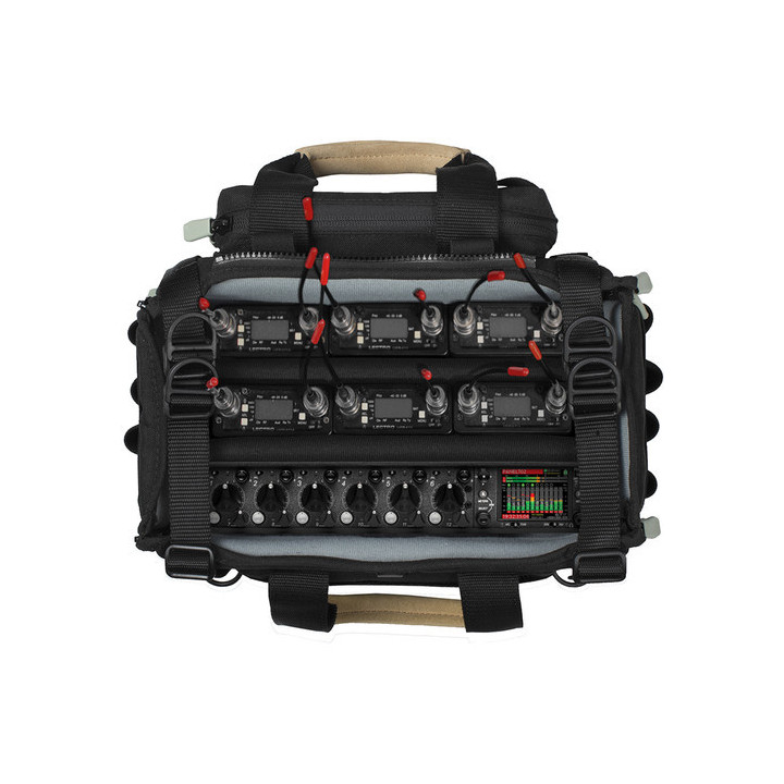 Portabrace AO-688S - Audio Organizer Bag for Sound Devices 688, Black