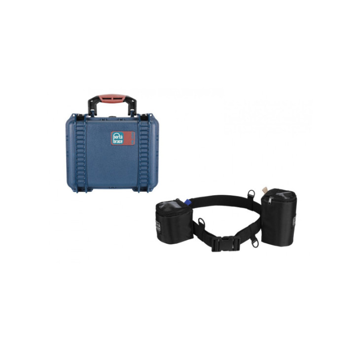 Portabrace LENS-SET1 - BP-Portabrace LB47 lens belt with PB-2400E hard case