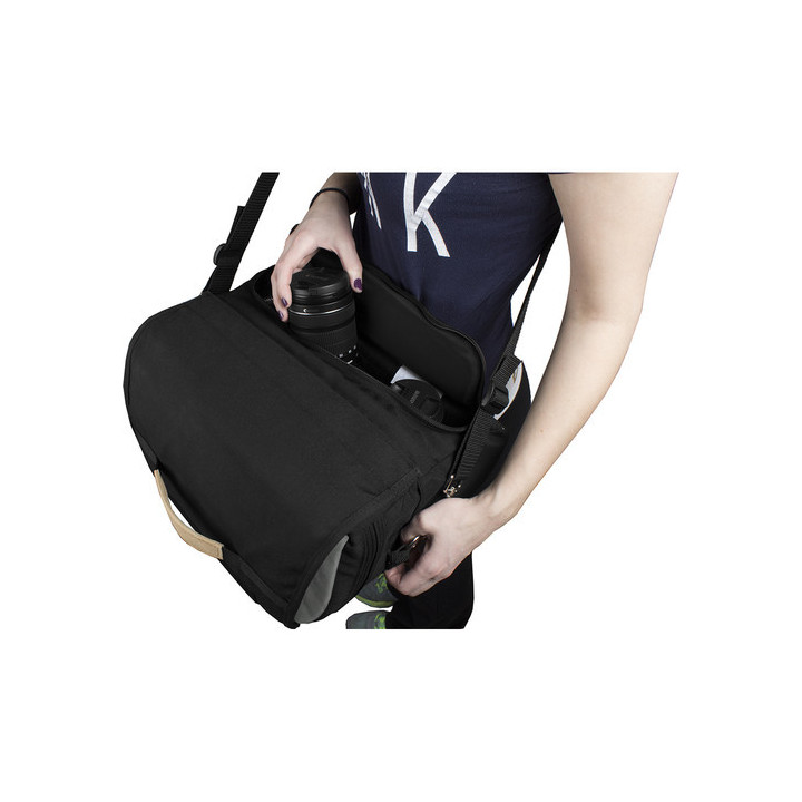 Portabrace MS-Z67 - Messenger Bag for Nikon Z6 and Z7 mirrorless cameras