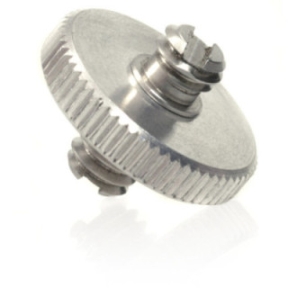 Kaiser K6014 - Threaded adapter with 2 x 1/4-threaded pin and lock nut