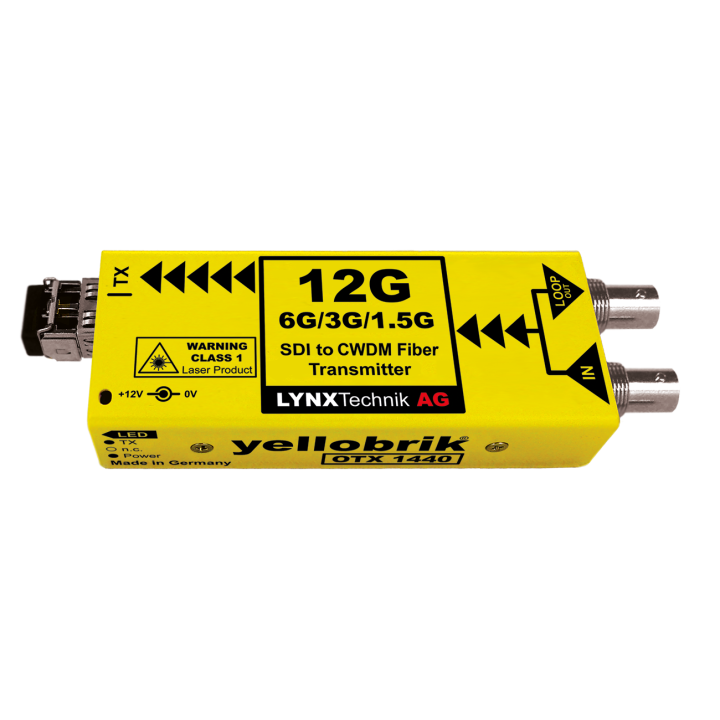 Lynx O TX 1440 - HD SDI to Fiber Optic Transmitter with SDI loop out