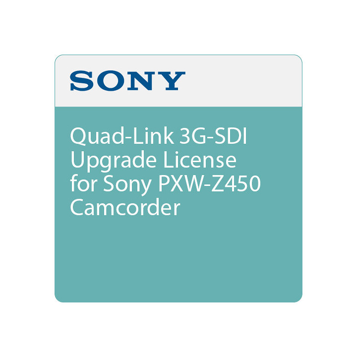 Sony CBKZ-Z450QL - Quad-link 3G-SDI license for PXW-Z450 V2.0