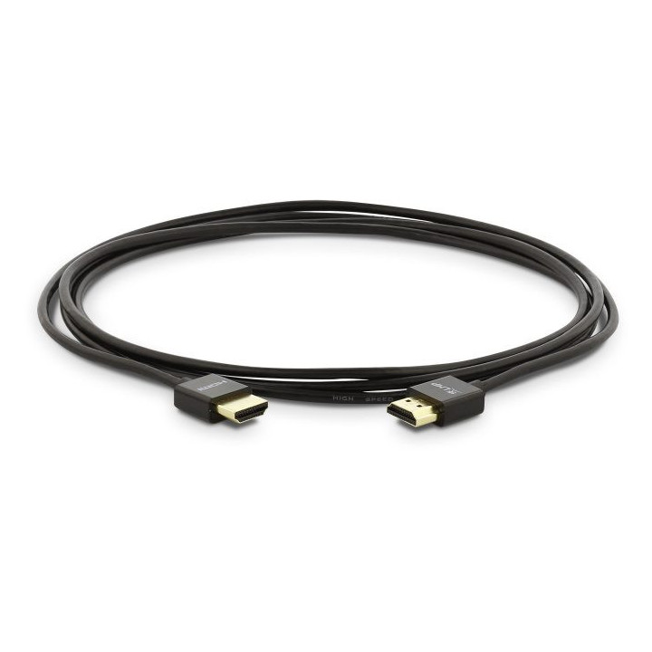 LMP HDMI Slim_b-0.5 - HDMI (m) to HDMI (m) Cable 2.0, 0.5m, black