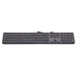 LMP KB_NL_sp - USB keyboard KB-1243 with numeric keypad, Netherlands layout, Space gray