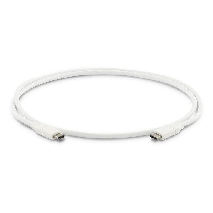 LMP USB-C_USB-C_G2 - USB-C (m) to USB-C (m) cable, 1m, white