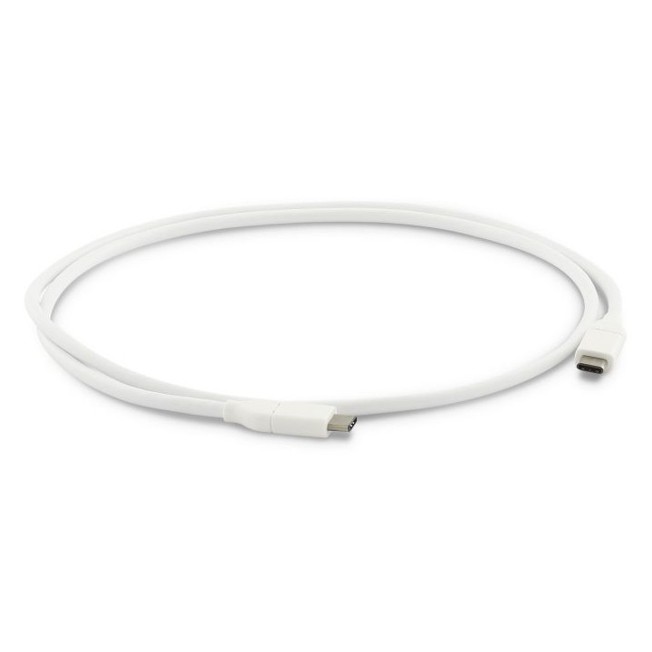LMP USB-C_USB-C_G2 - USB-C (m) to USB-C (m) cable, 1m, white