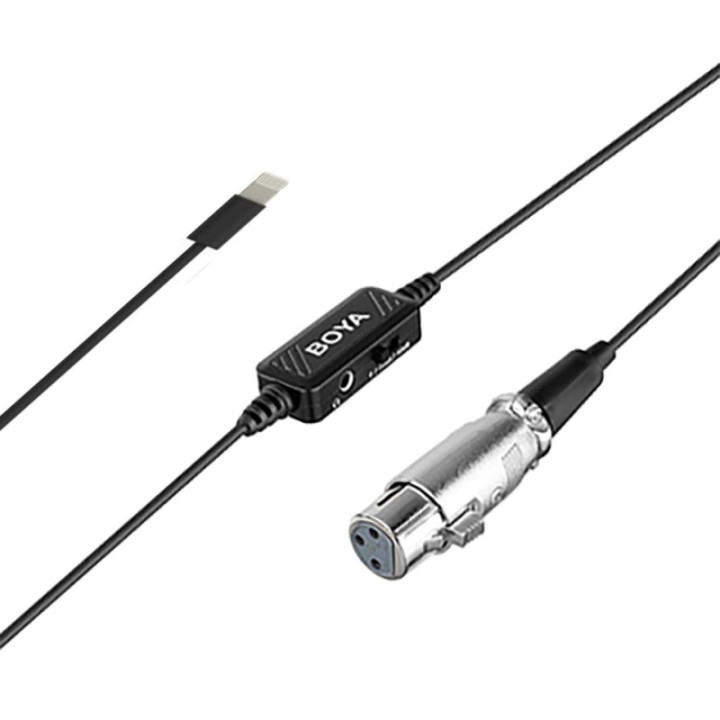 Boya BY-BCA7 - XLR to Lightning adapter cable