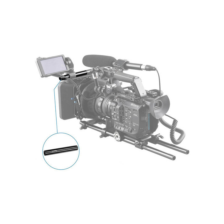 SmallRig 1049 - Aluminum Alloy Pair of 15mm Rods