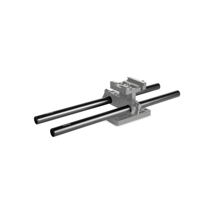 SmallRig 1053 - Hard Anodizing Aluminum Alloy Pair of 15mm Rods (M12-12inch)