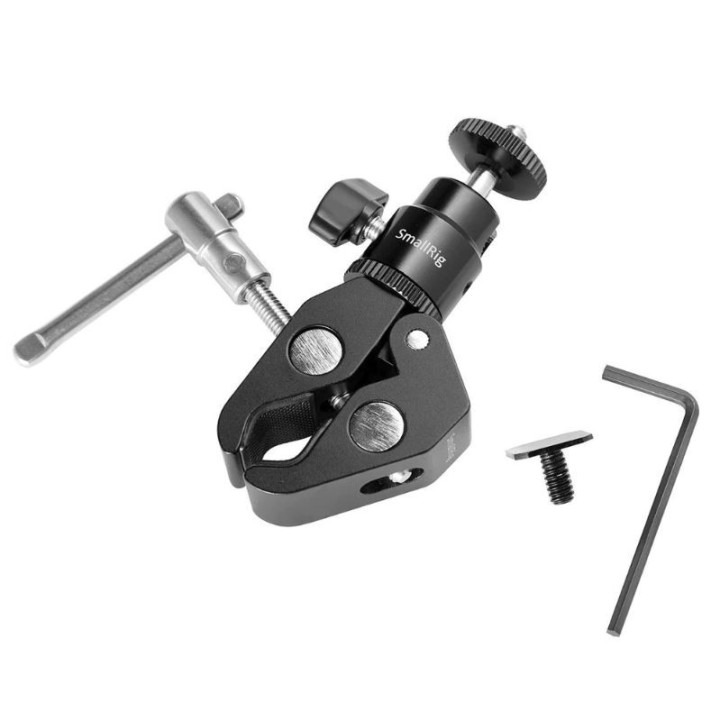 SmallRig 1124 - Clamp Mount V1 w/ Ball Head Mount and CoolClamp