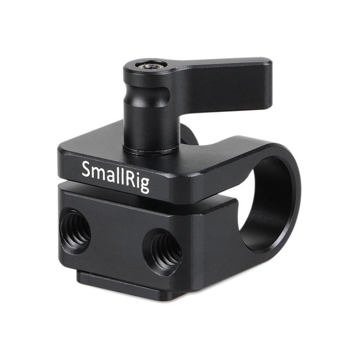 SmallRig 1597 - 15mm Rod Clamp with Cold Shoe
