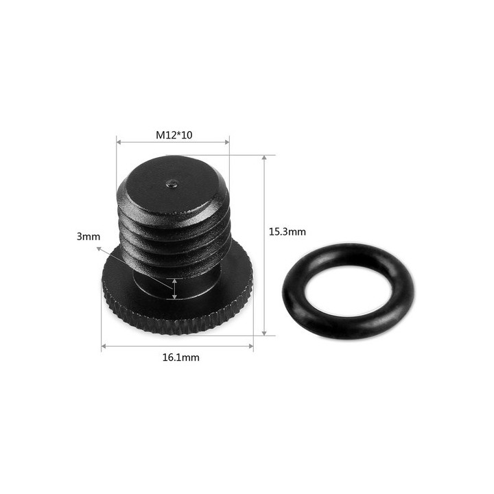 SmallRig 1617 - 15mm Rod Cap (M12, 4 pcs)