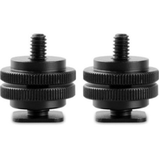 SmallRig 1631 - Cold Shoe Adapter with 3/8" to 1/4" Thread (2pcs Pack)