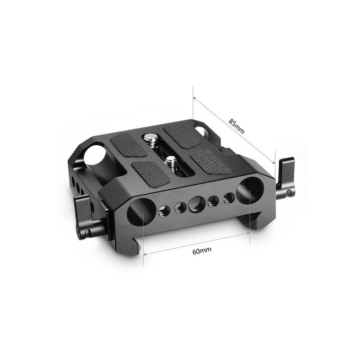 SmallRig 1642 - Arri Standard Explorer Bridgeplate with 15mm Rod Clamp